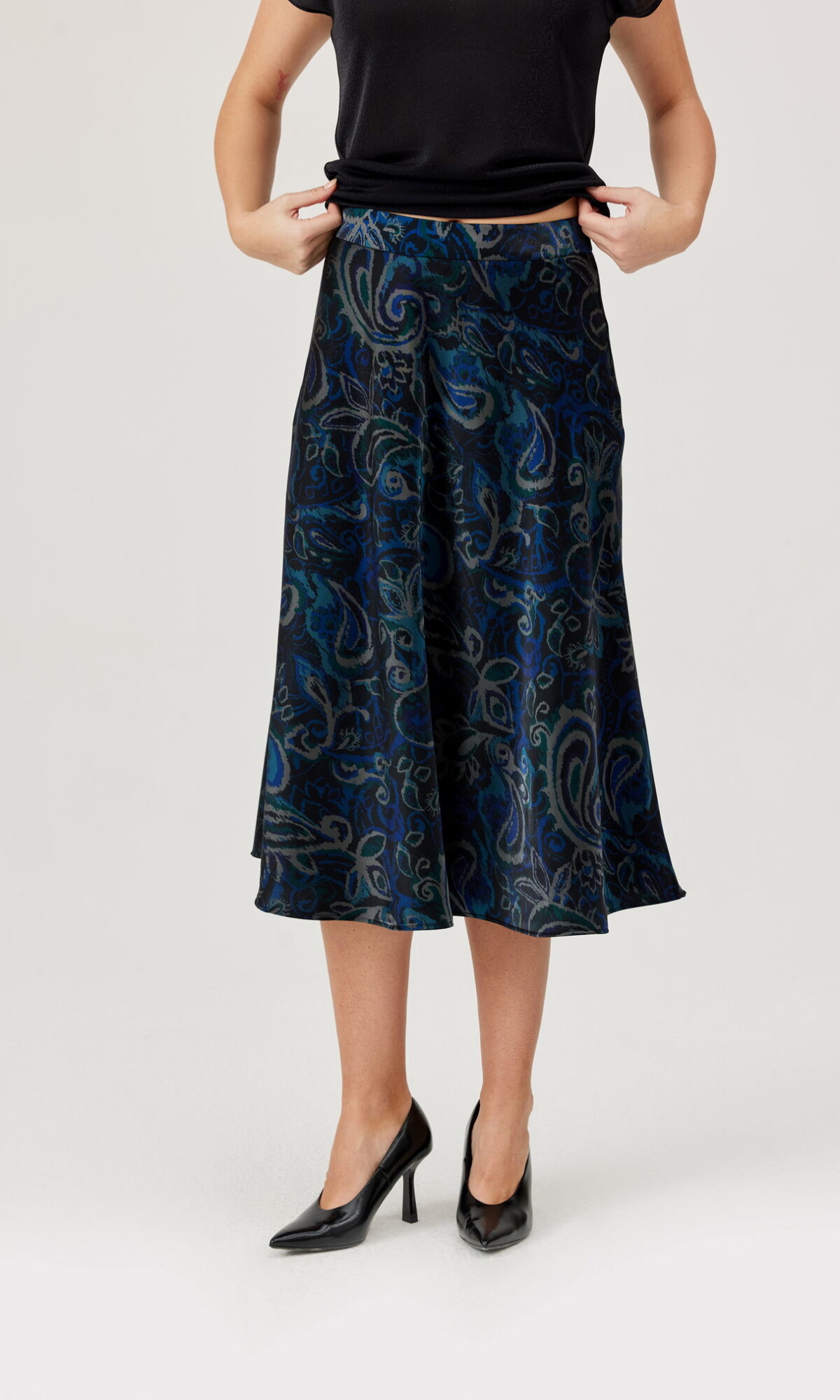 Spódnica FÉRIA z eleganckim wzorem paisley